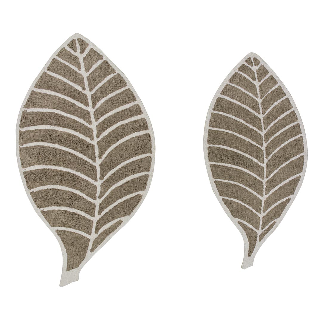 LEAF BEIGE/IVORY – Nature-Inspired Elegance for Your Home