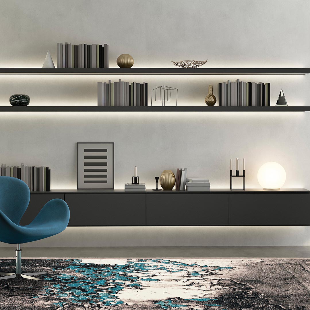 Tappeto GABRIELLE 491B/Q13: Design Astratto per uno Stile Moderno