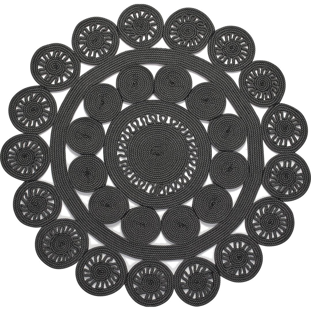 Tappeto ALYSSA ROUND SMOKE – Design contemporaneo e funzionalità per ogni spazio - Immagine principale