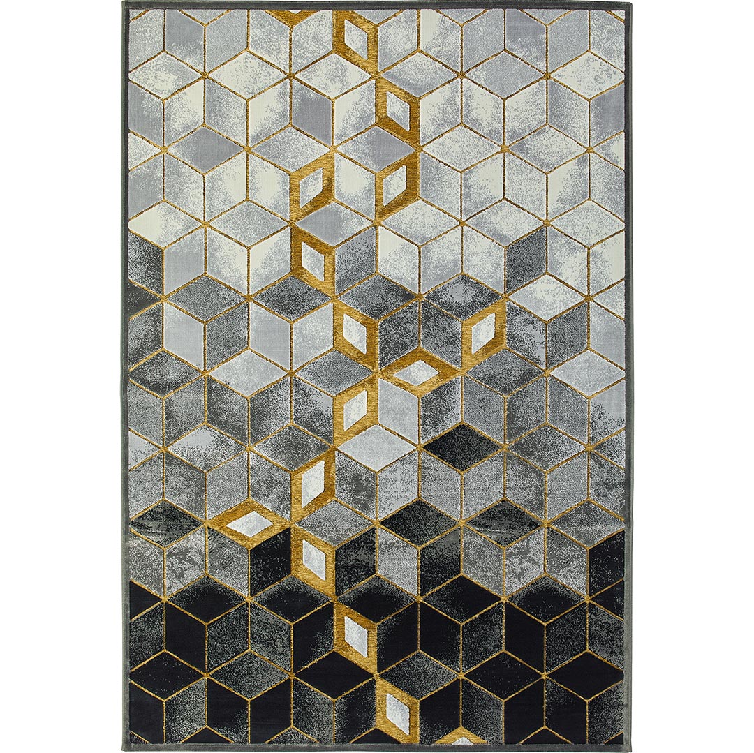 Tappeto GABRIELLE 755X/Q13: Geometria e Raffinatezza per il Tuo Spazio - Immagine principale