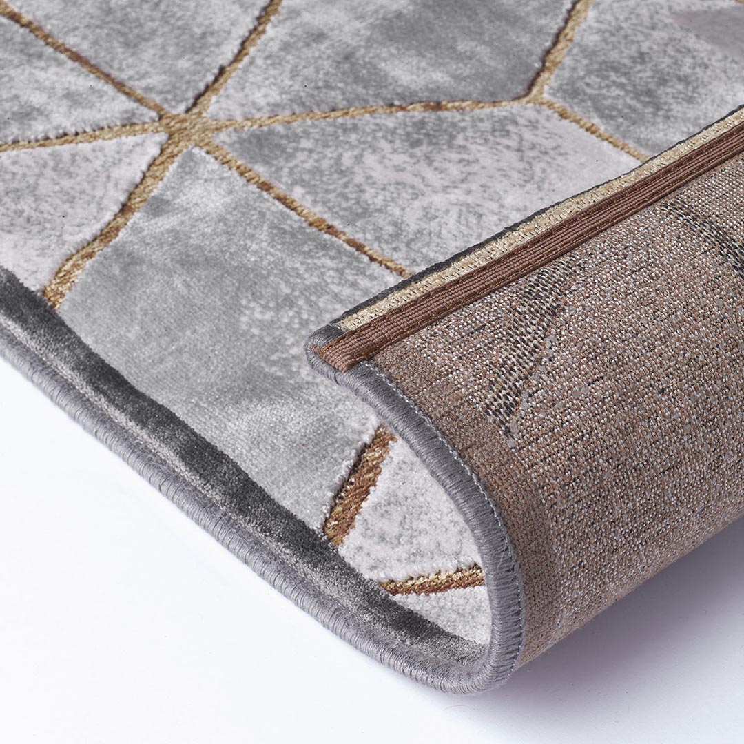 Tappeto GABRIELLE 755X/Q13: Geometria e Raffinatezza per il Tuo Spazio