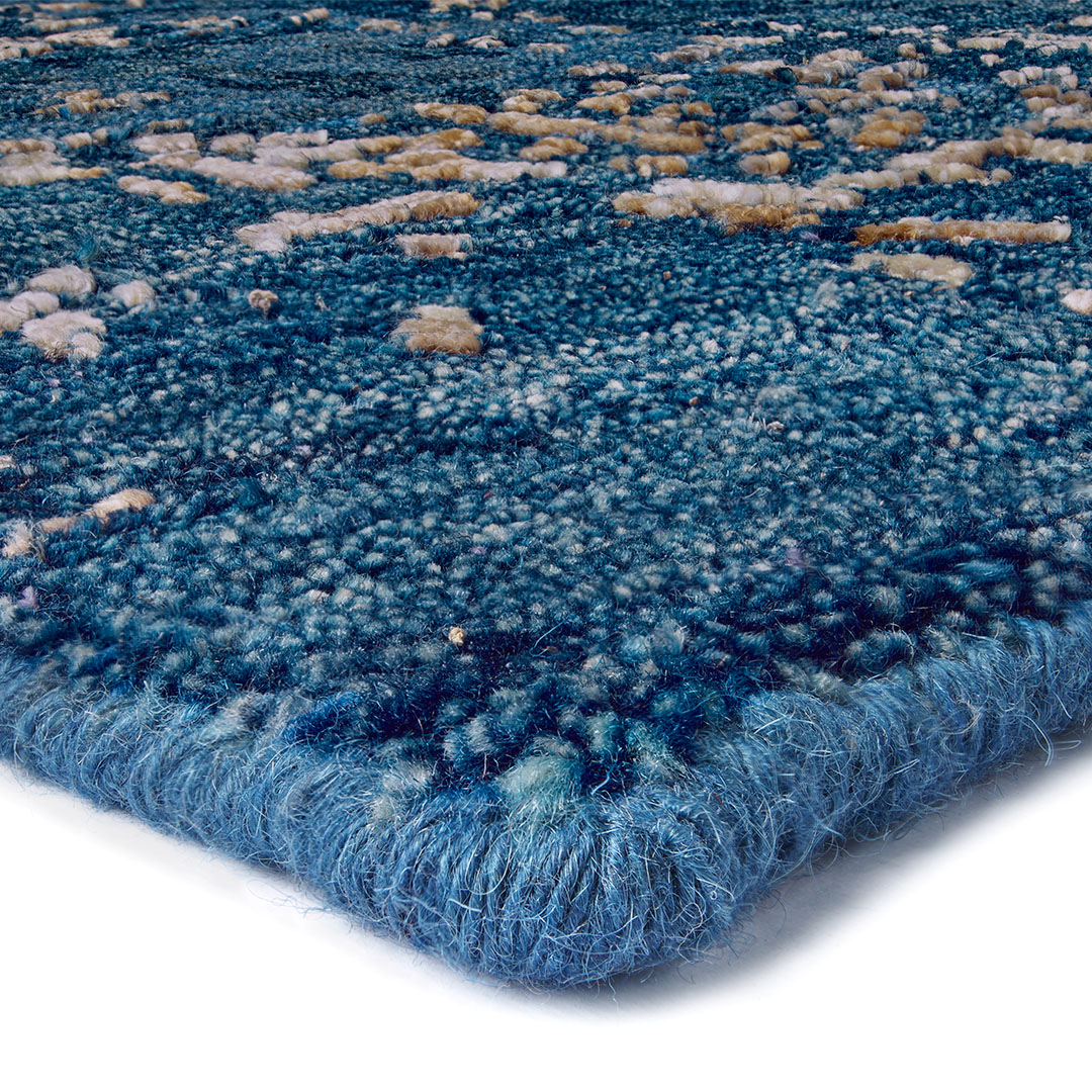 Tappeto ELITE NAVY BLUE/GOLD – Eleganza Contemporanea per il Tuo Soggiorno