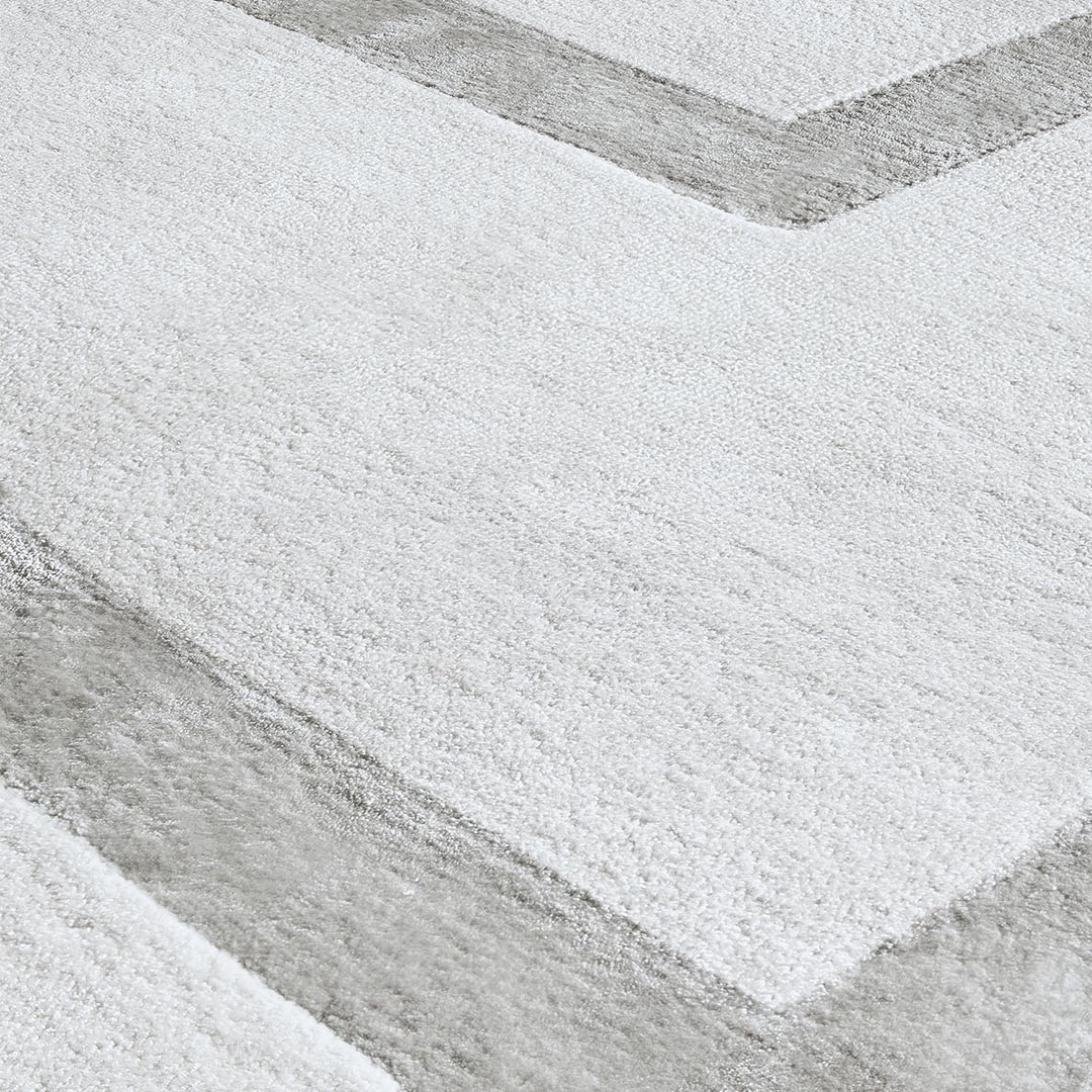 Tappeto DOMINUS VAPOR: Eleganza Geometrica per Salotti e Soggiorni Moderni