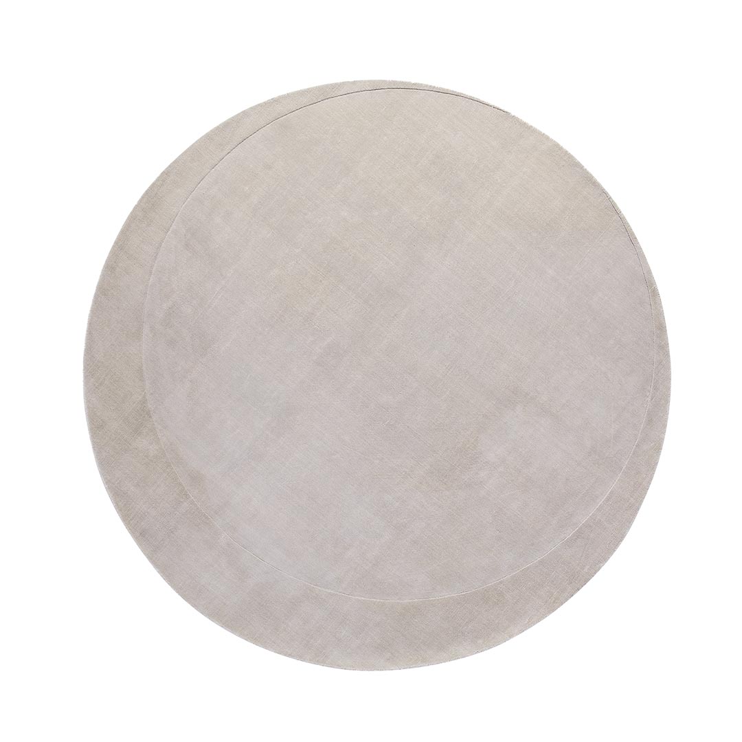 Tappeti Moderni Soggiorno: Eleganza Rotonda con MOON SAND - Immagine principale