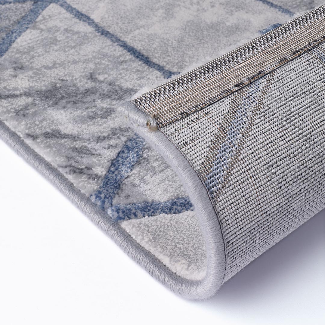 Tappeto LAGUNA 63488/6656: Geometrie Cubiche per Interni Moderni