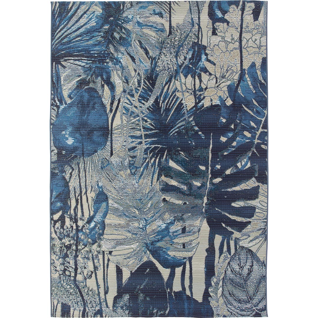 Tappeto AMAZZONIA 790X – L’eleganza del blu in chiave tropicale - Immagine principale