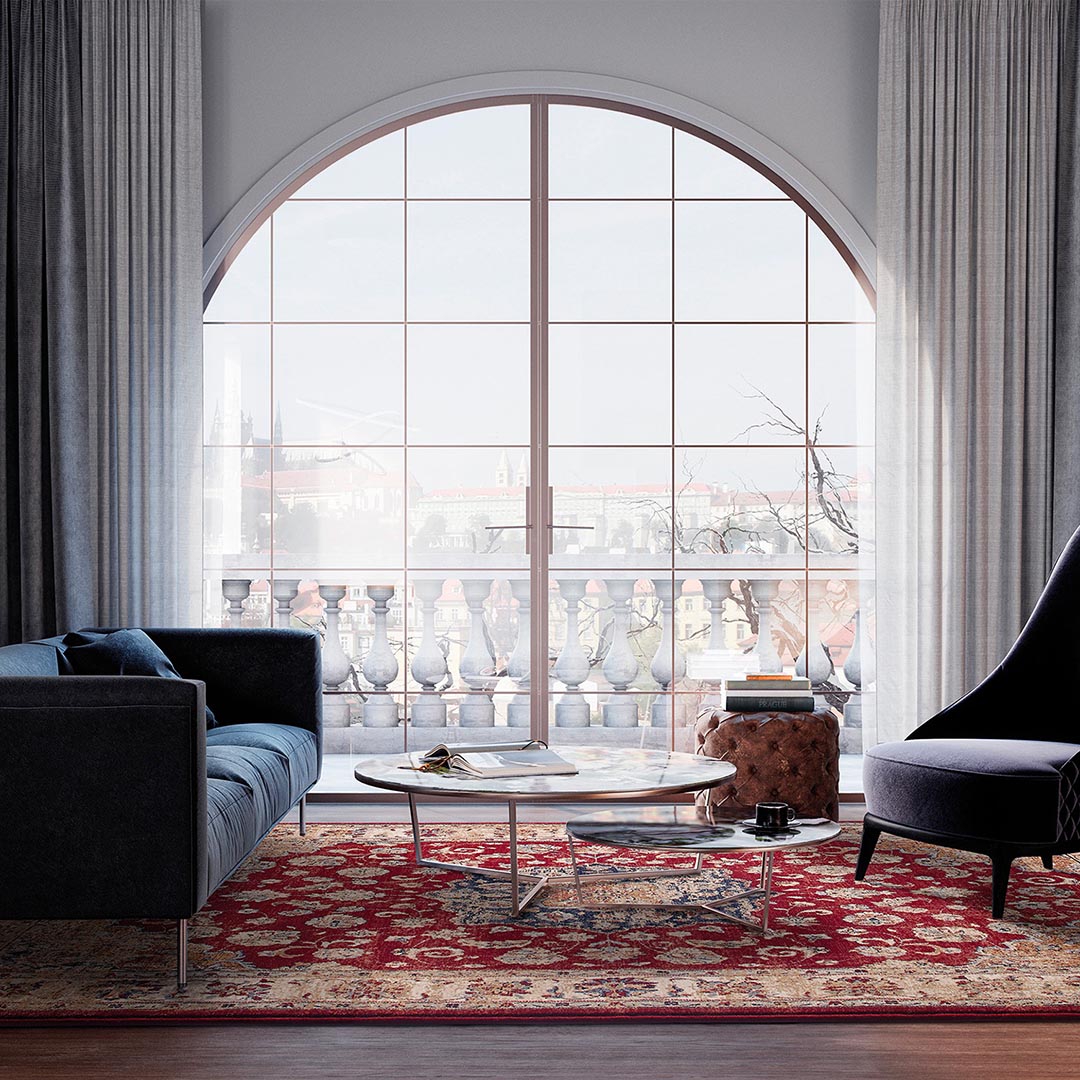 Tappeto ANTARES 57559/1464 – Stile Persiano per la Camera da Letto