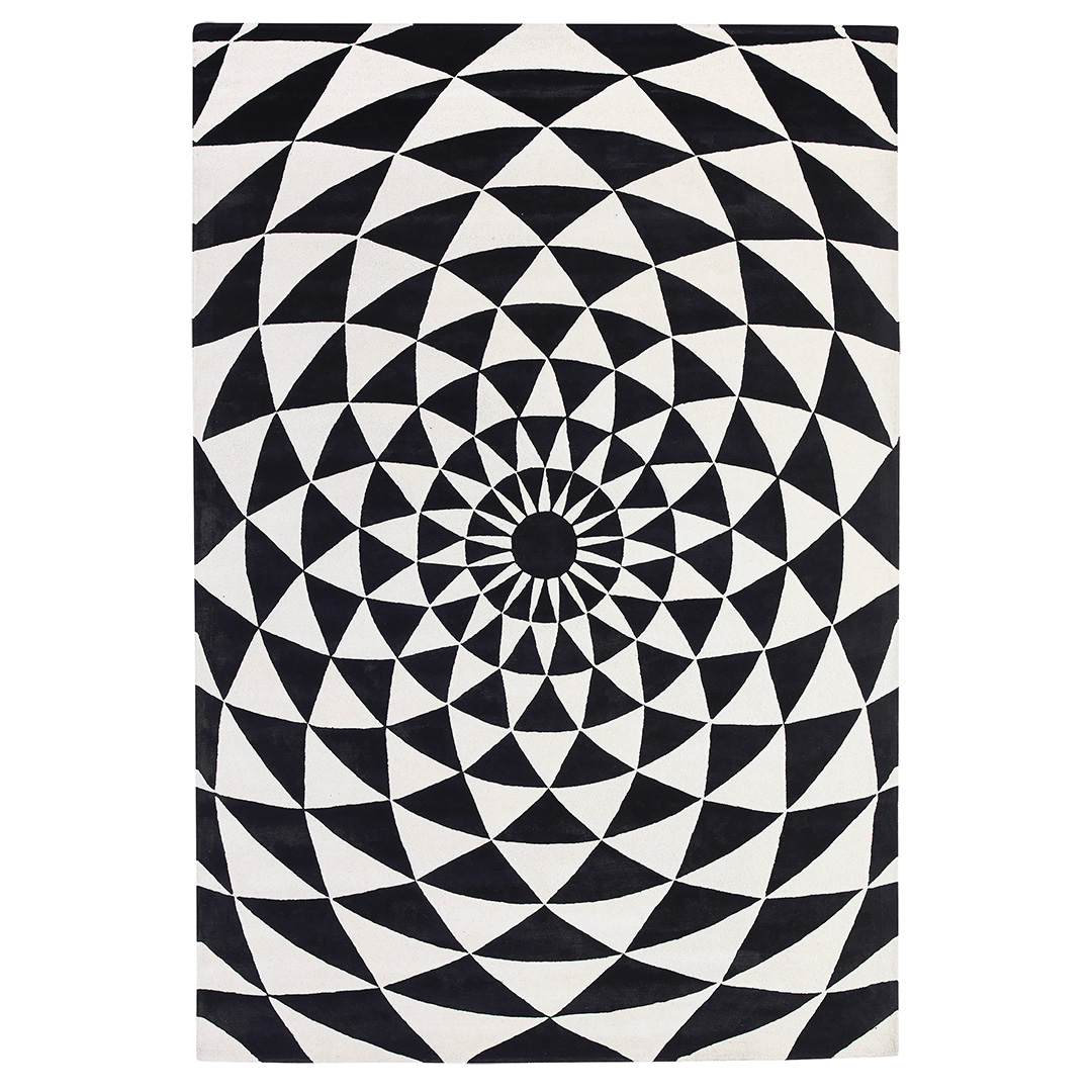 Tappeto BIANCA NEVE ZERO – Geometria Moderna per un Salotto di Design