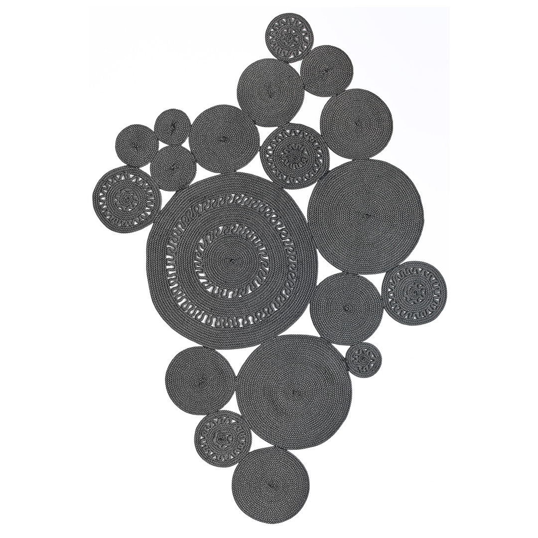 Outdoor Carpets and Rugs for Contemporary Homes – ALYSSA PATCHWORK SMOKE