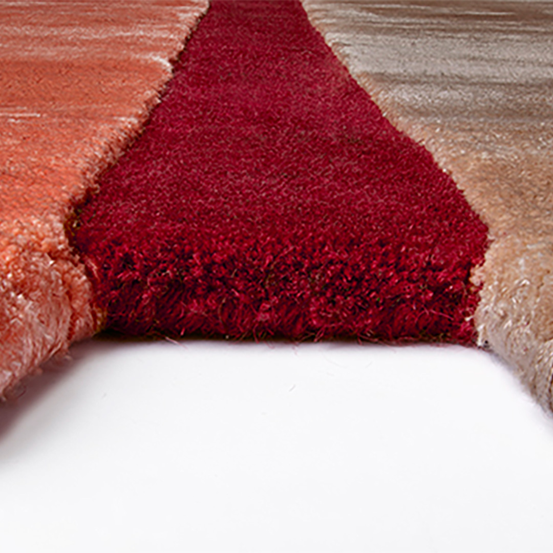 Tappeto POP ONE CAMEL – Geometria e colori per un design unico