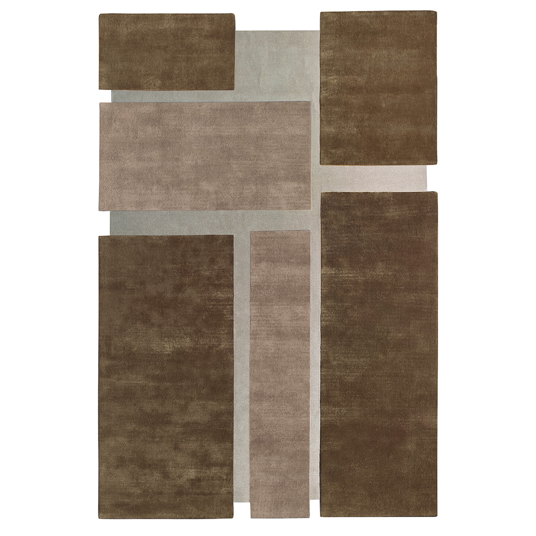 Tappeto POP TWO VISONE – Geometrie moderne e tonalità sofisticate