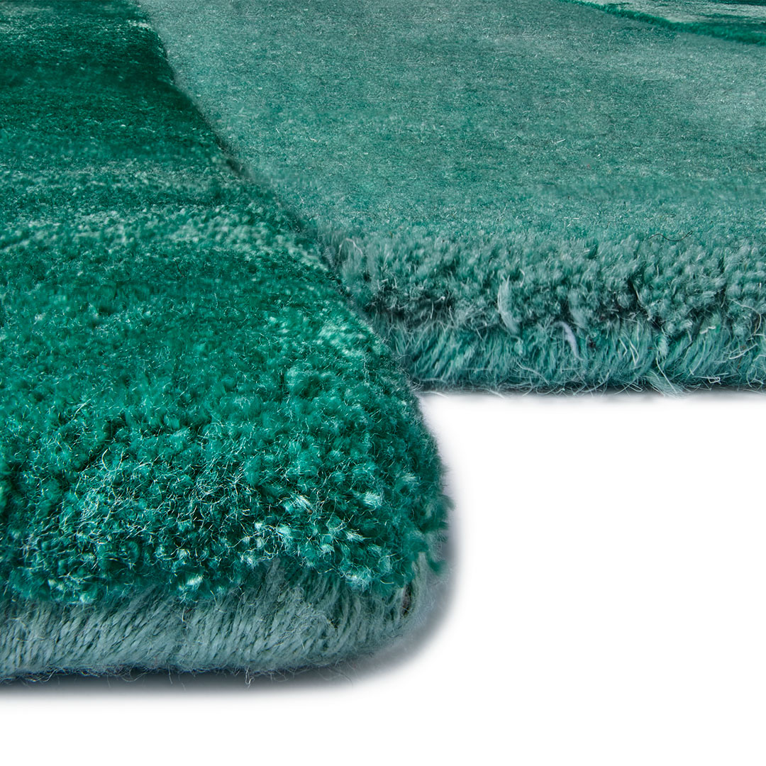 Tappeto POP ZERO GREEN – Geometria essenziale e tonalità sofisticate