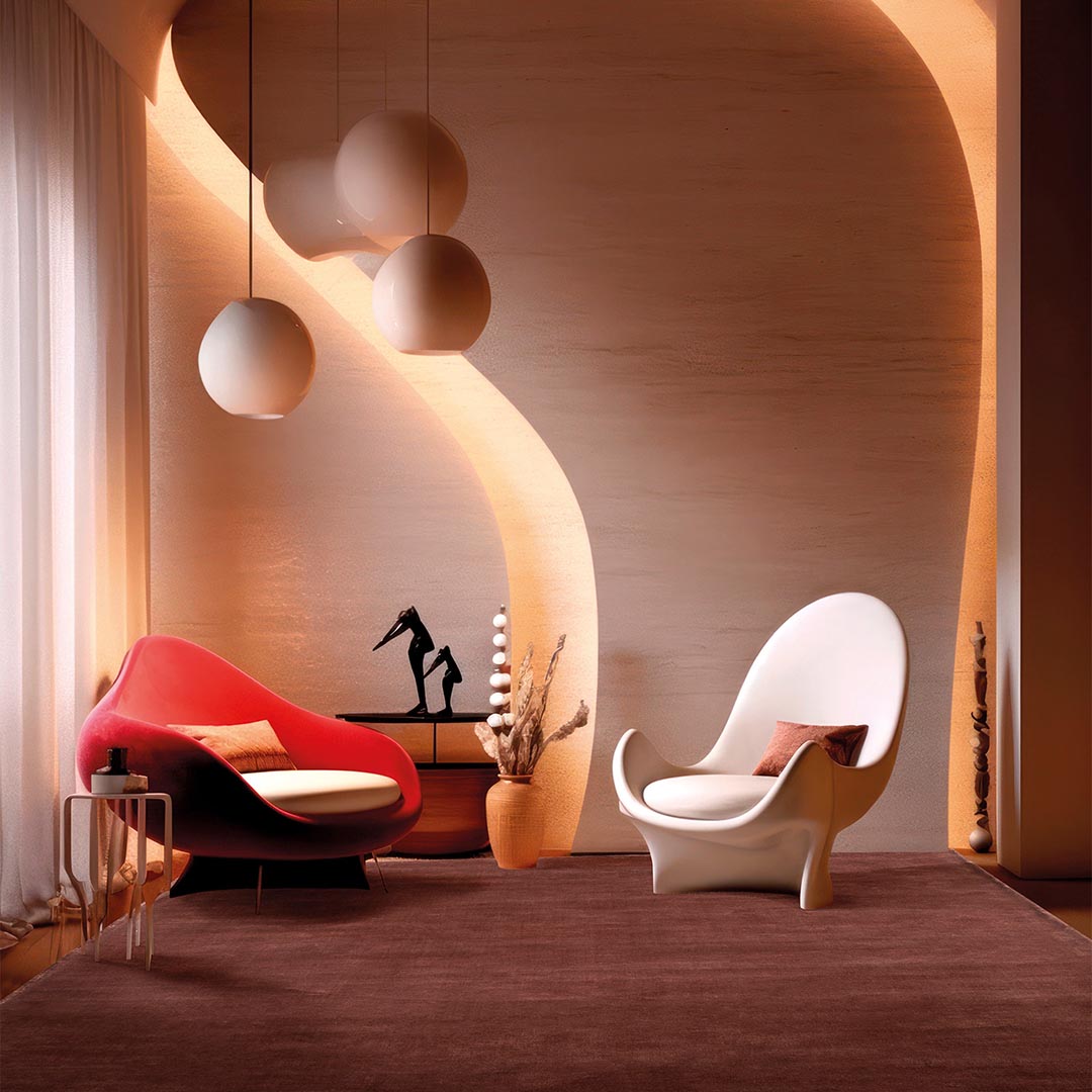 Tappeto Monocromatico EUCALYPTUS RUST: Calore ed Eleganza per la Tua Casa