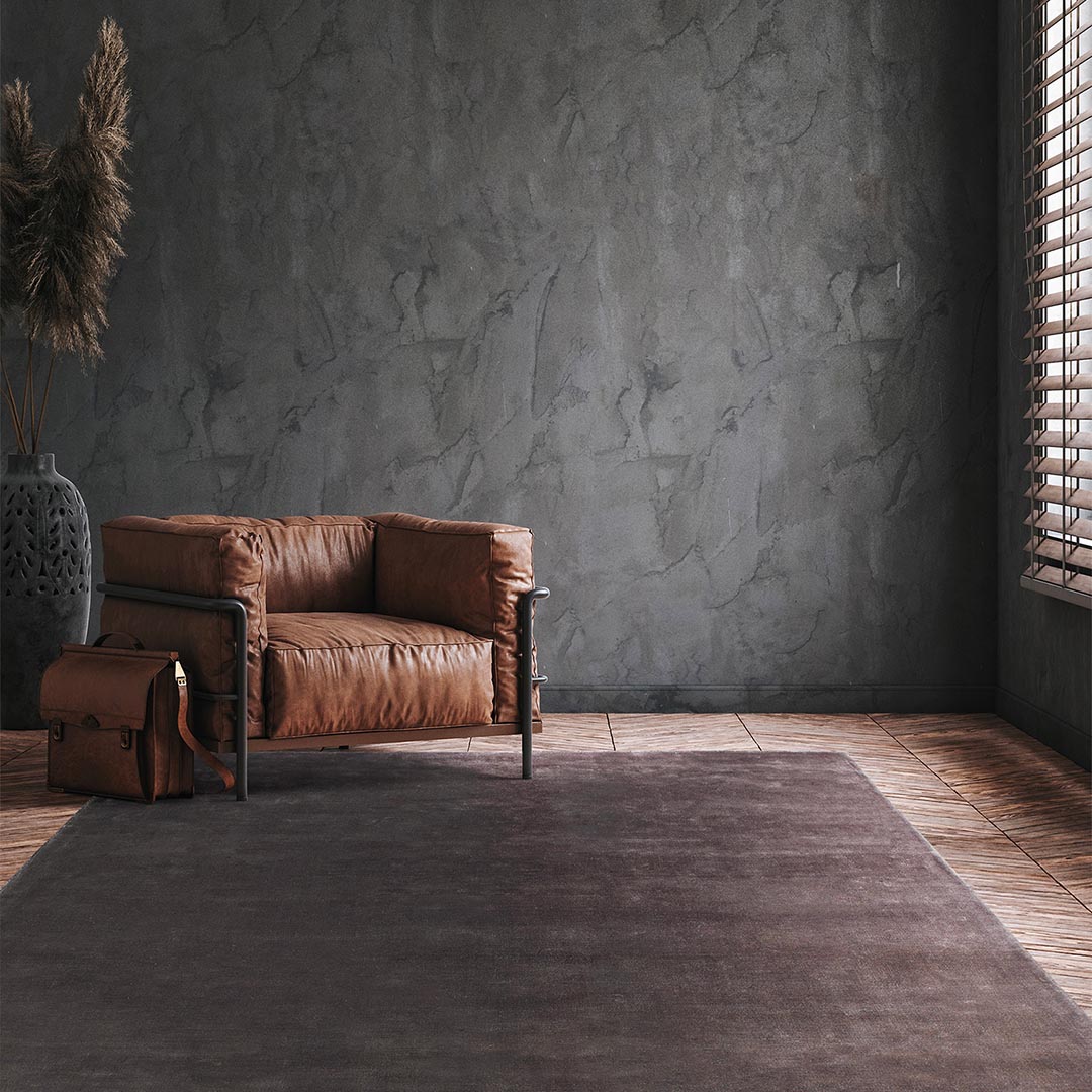 Tappeto EUCALYPTUS FANGO: Eleganza e Sobrietà per la Tua Casa