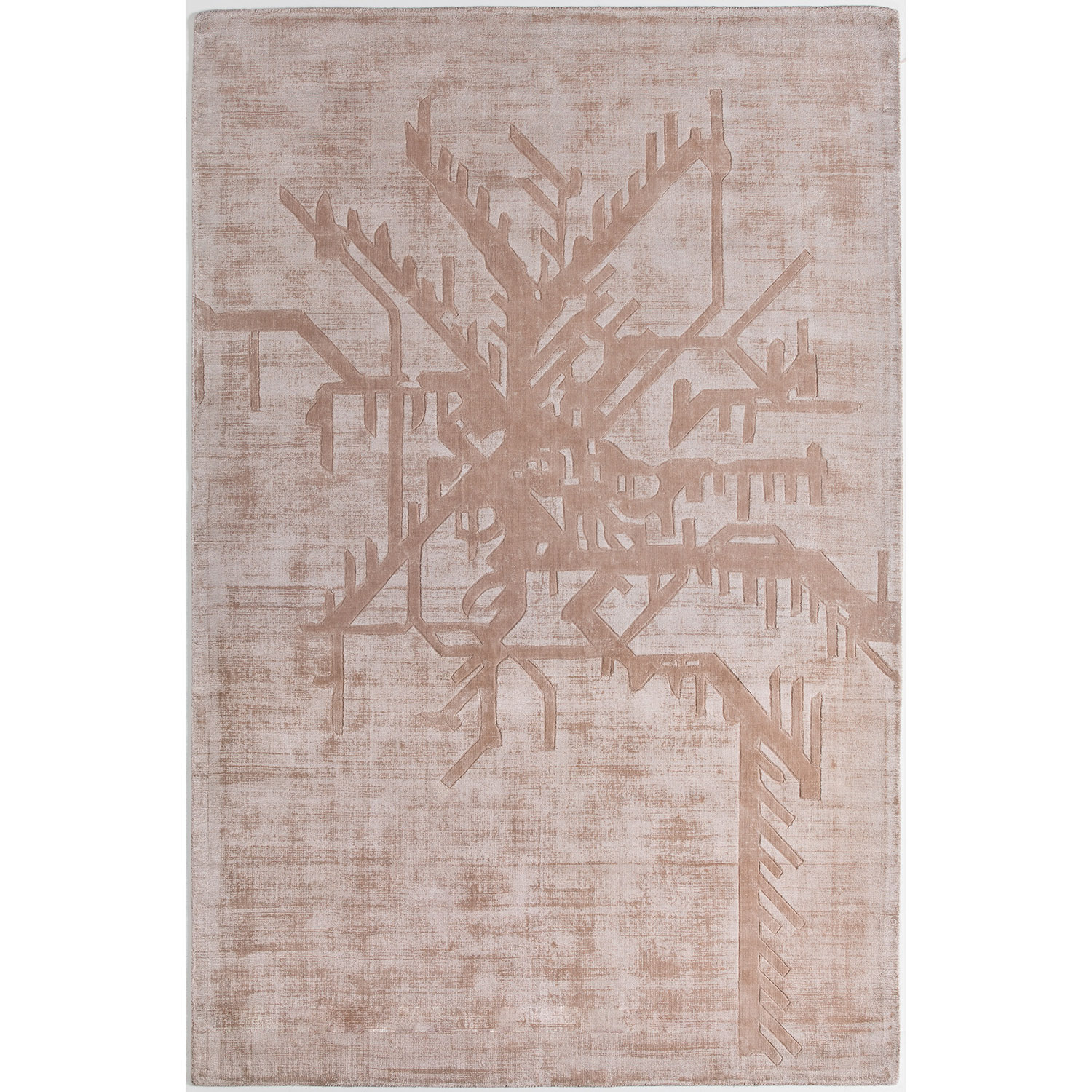 Tappeto METRO ROSE : Raffinato design contemporaneo per ambienti eleganti - Immagine principale