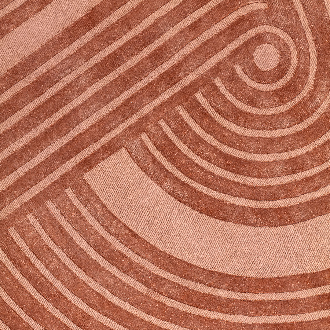 Tappeto ZEN RUST – Raffinatezza e Calore per il Tuo Soggiorno