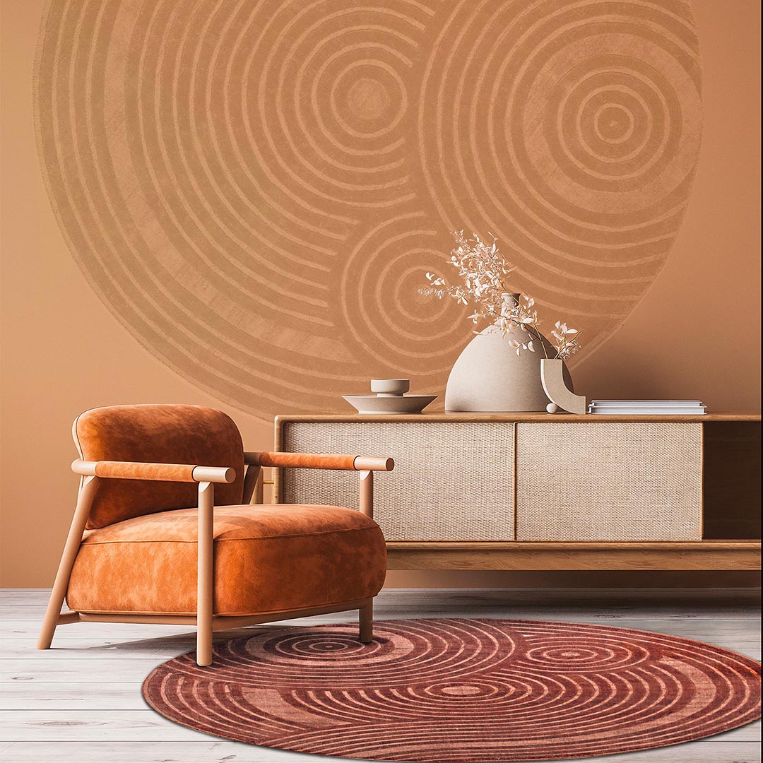 Tappeto ZEN RUST – Raffinatezza e Calore per il Tuo Soggiorno