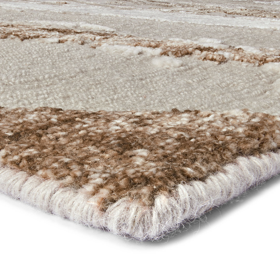 Tappeto DIVA BEIGE/BROWN – L'Armonia Perfetta per il Tuo Salotto Moderno