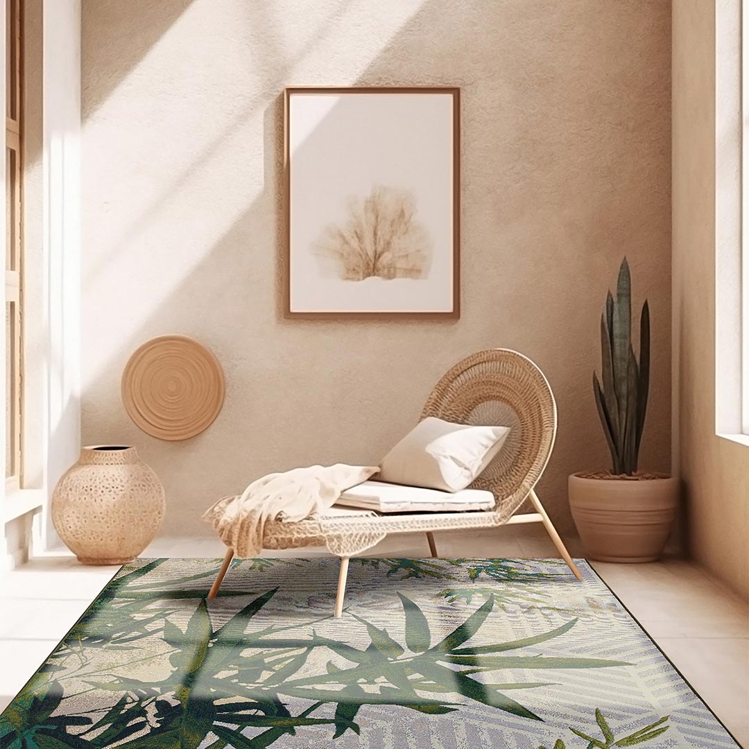 Tappeto AMAZZONIA 1046/Q04 X – Stile tropicale e design contemporaneo