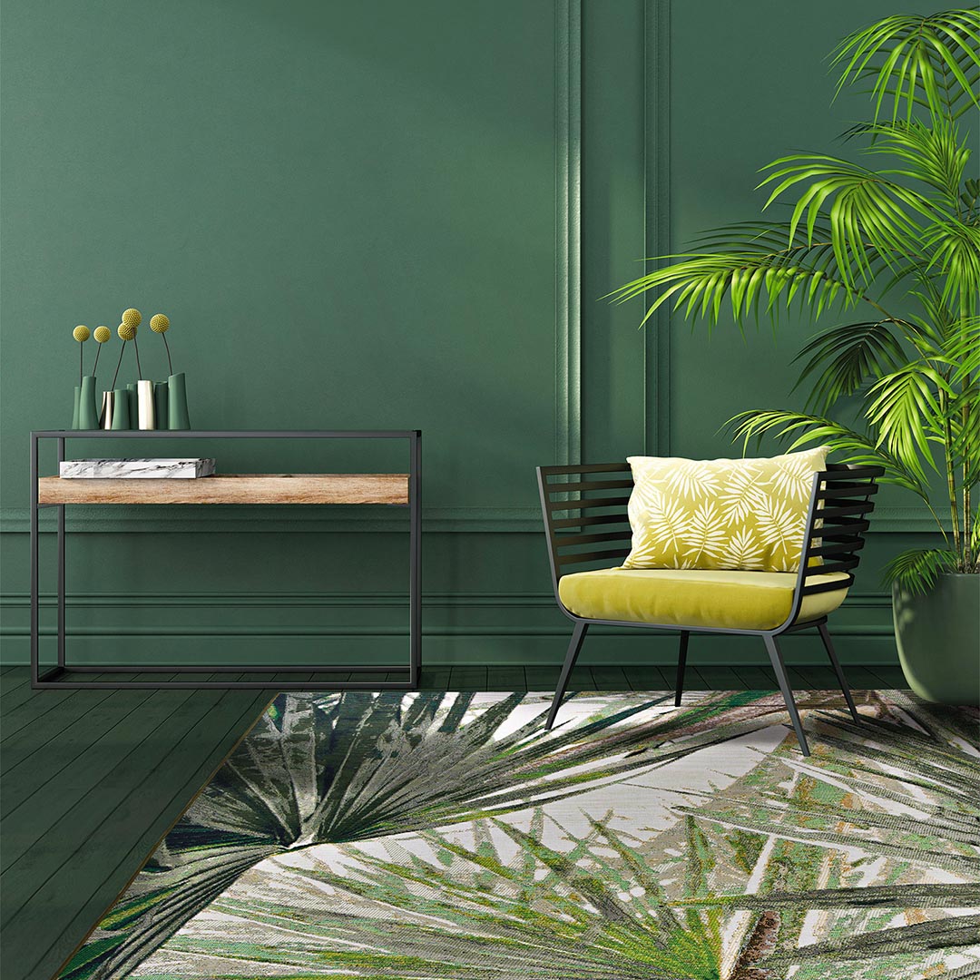 Tappeto AMAZZONIA 1046/Q04 X – Stile tropicale e design contemporaneo