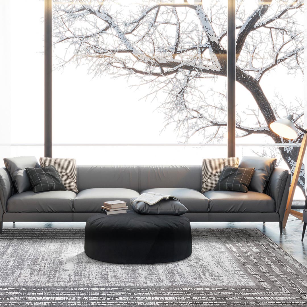 Tappeto DORIAN THREE GREY: Eleganza Contemporanea e Comfort Garantito