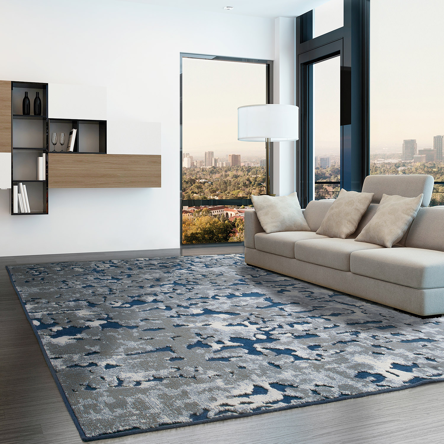 Tappeto GENOVA 38243/8585/52 : Eleganza astratta per ambienti moderni