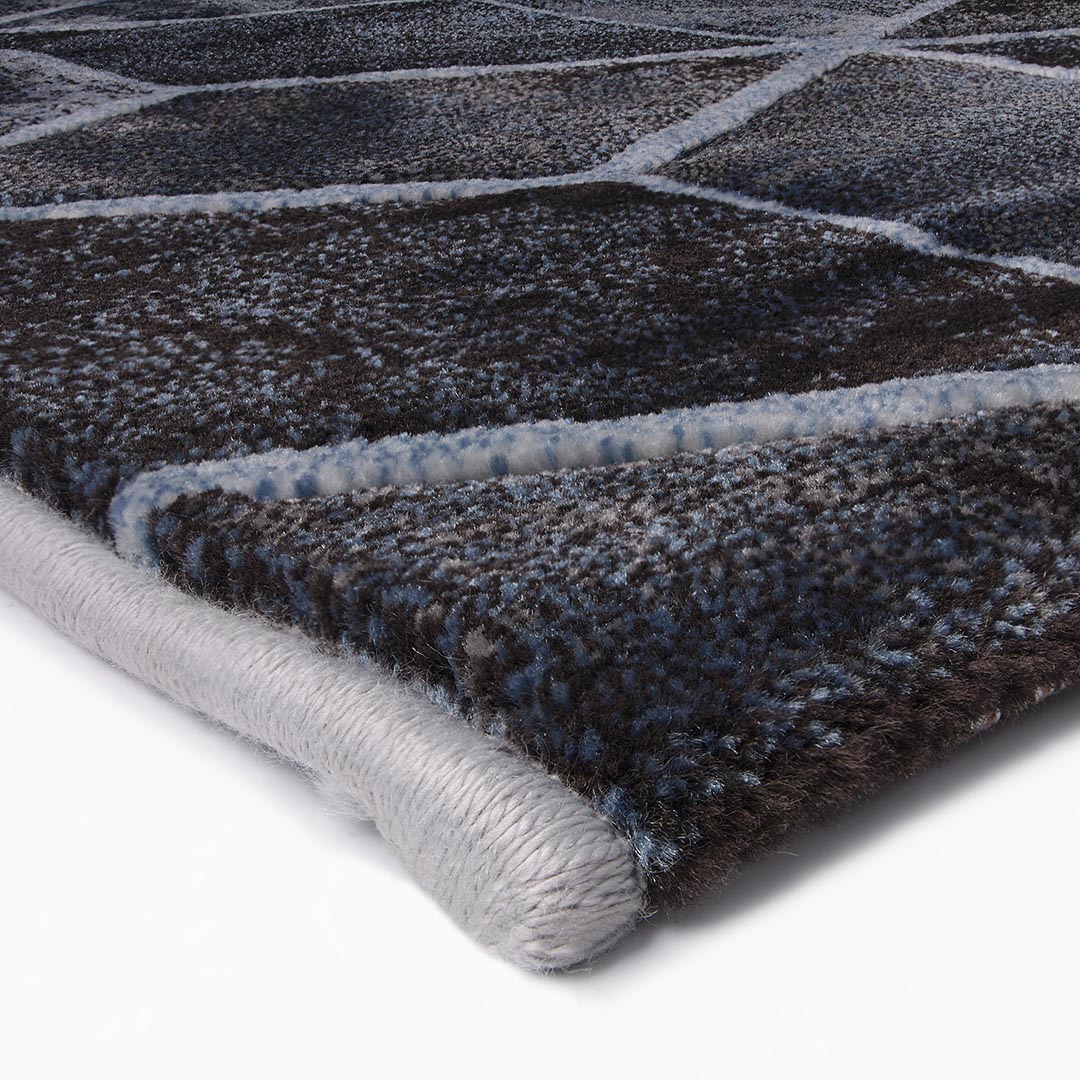 Tappeto LAGUNA 63488/6656: Geometrie Cubiche per Interni Moderni