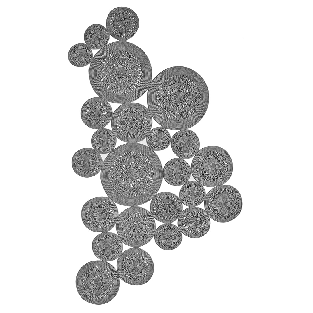 Alyssa Twist Silver – Elegant Handwoven Rug for Modern Indoor and Outdoor Spaces