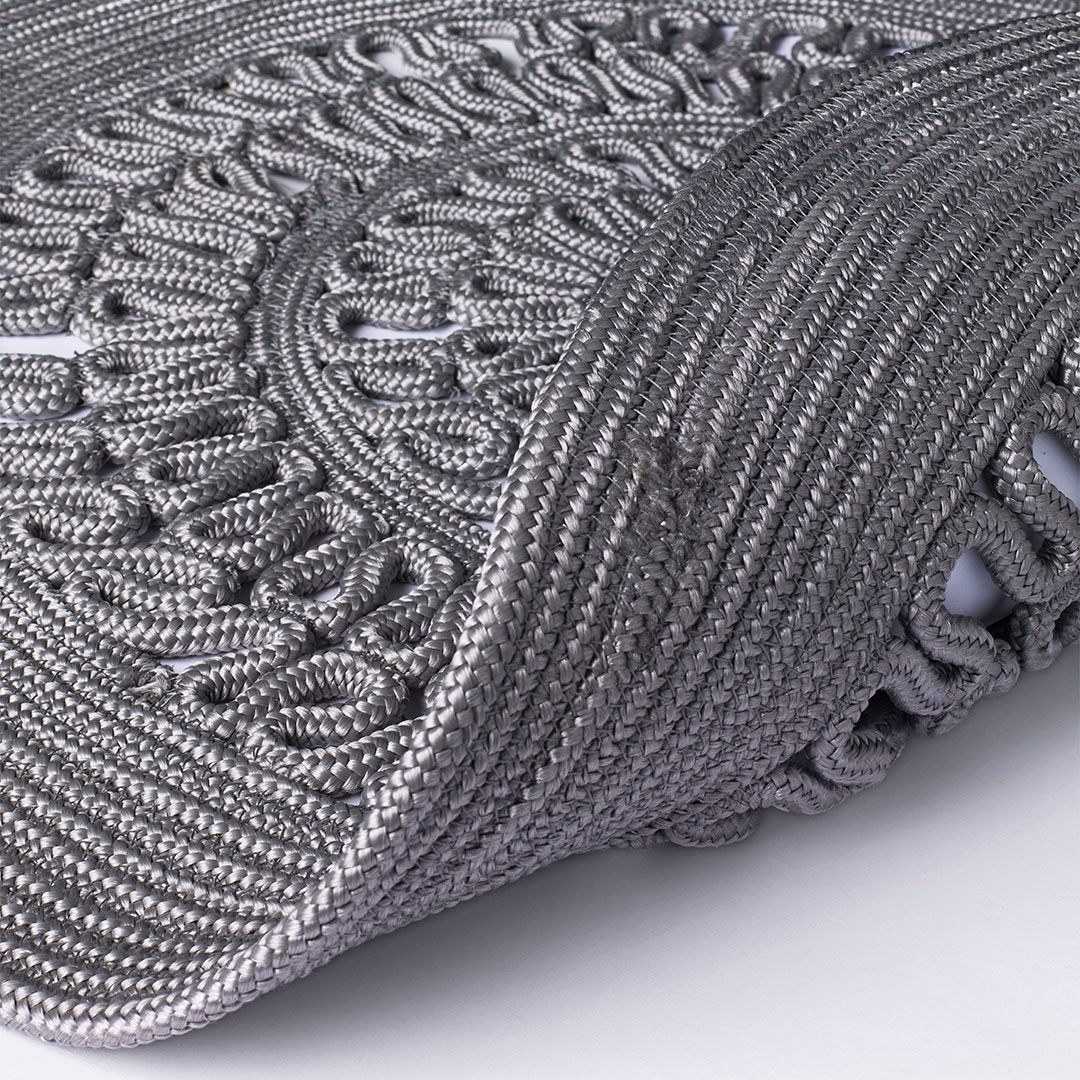 Tappeto ALYSSA TWIST SILVER – Design moderno e praticità per interni ed esterni