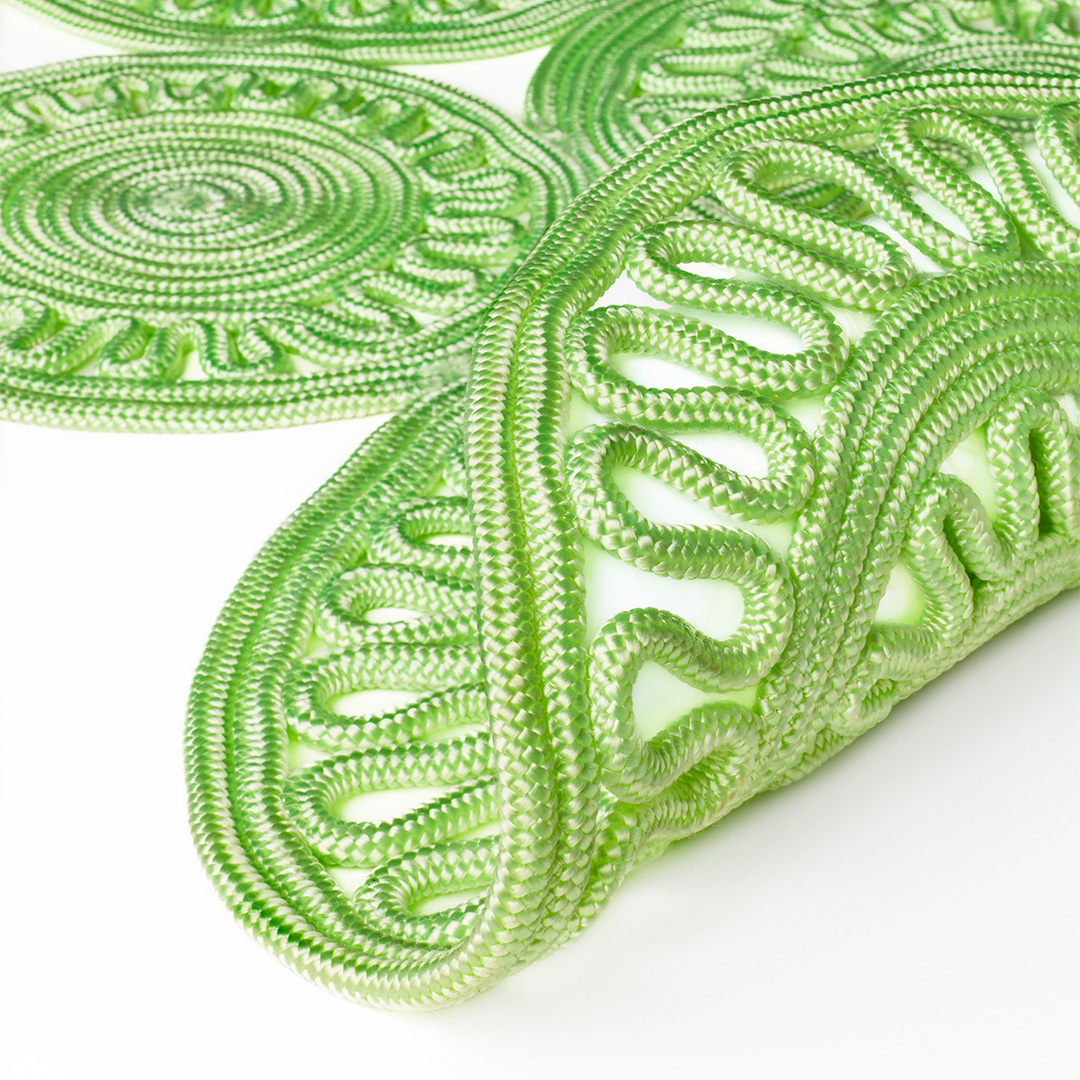 Tappeto ALYSSA TWIST LIME – Design moderno e praticità per interni ed esterni