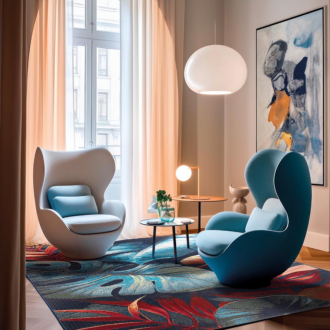 Tappeto AMAZZONIA 858/Q03 X – Eleganza tropicale per interni ed esterni