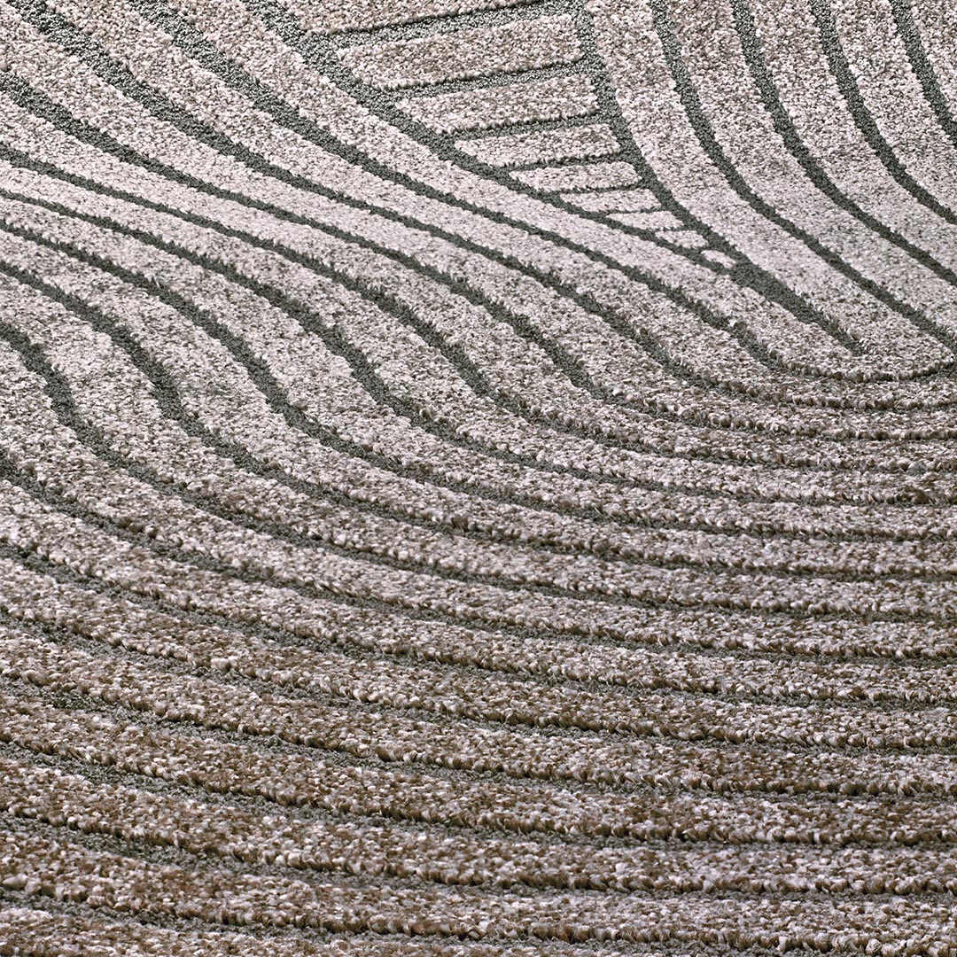 Tappeto CORTINA 61 TAUPE: Eleganza e Comfort per Soggiorni e Camere da Letto