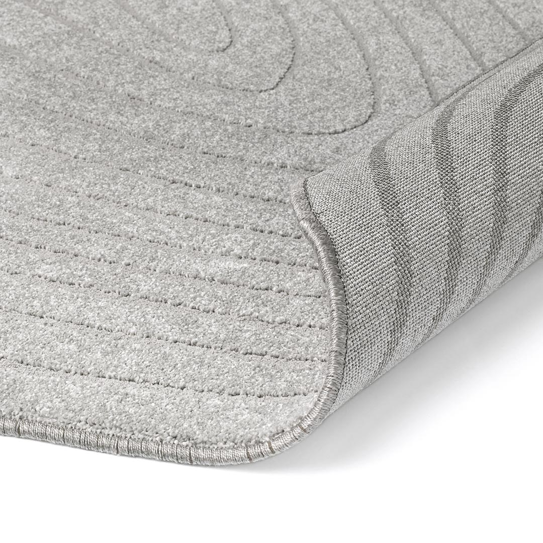 Tappeto CORTINA STONE GREY: Raffinatezza Organica per Camera da Letto e Salotto Moderno
