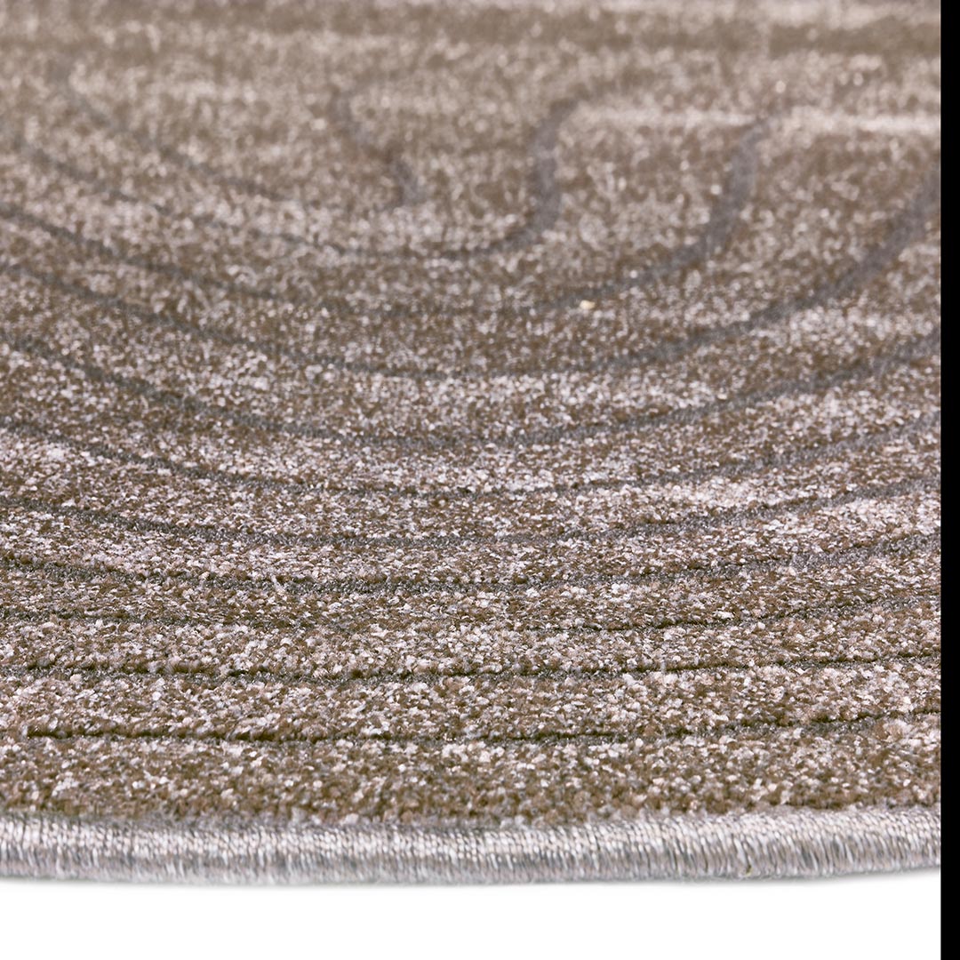 Tappeto CORTINA STONE TAUPE: Design Organico per Soggiorni e Salotti Moderni