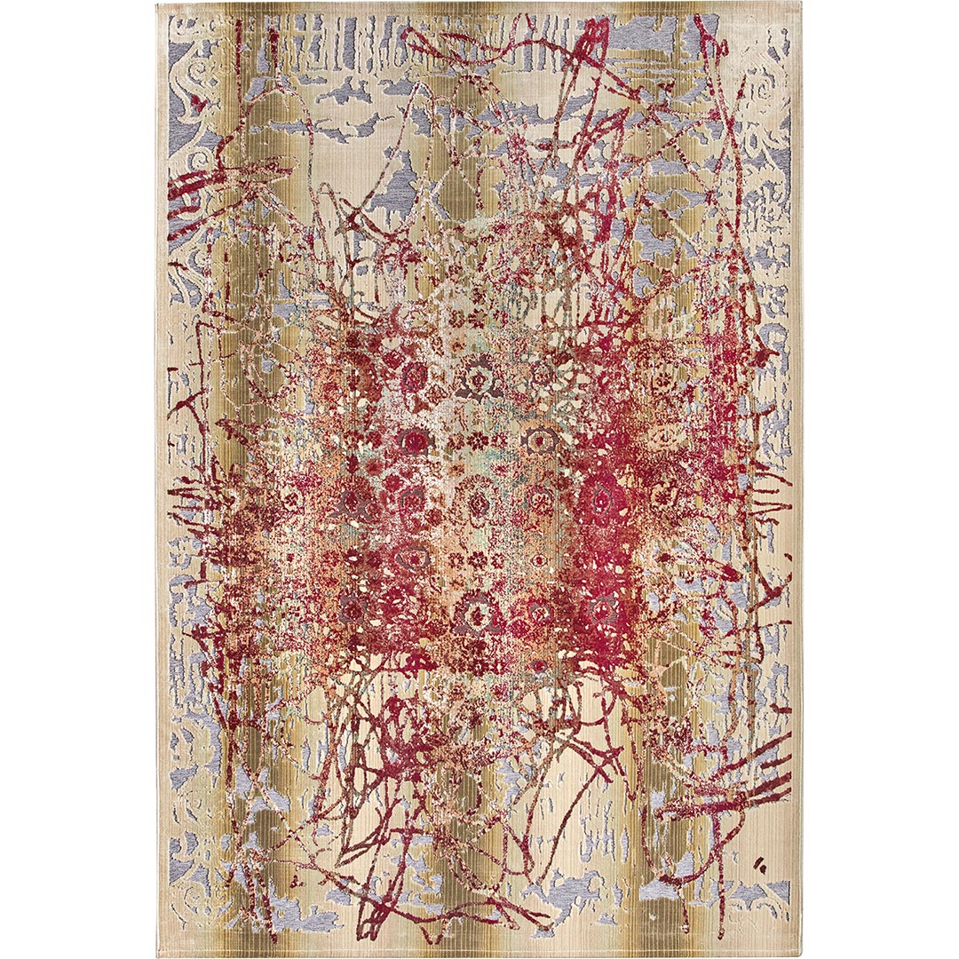 VENUS 620G/Q16 – Artistic Rug with Vibrant Abstract Design