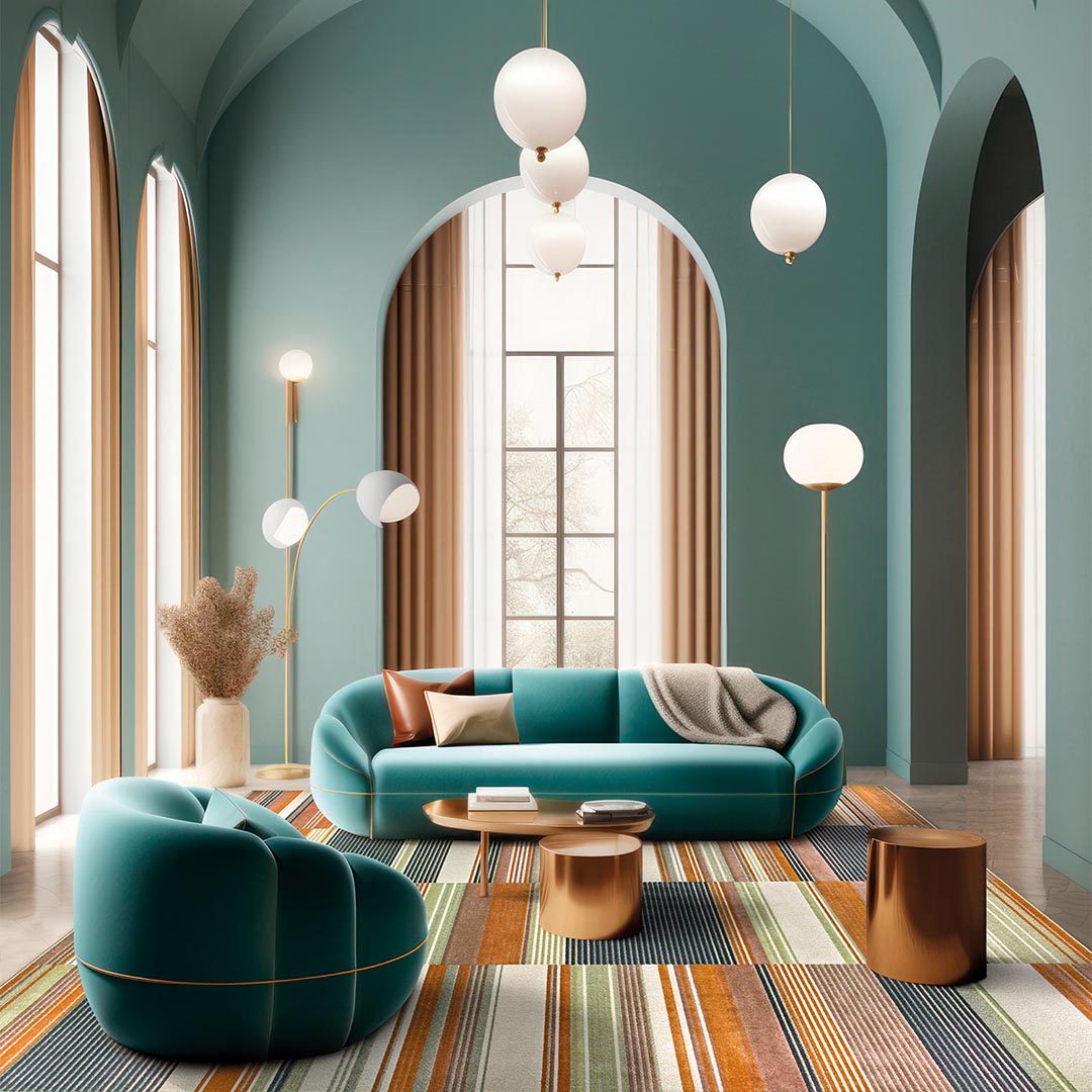 Tappeto VITTORIA 9780006/6111 – Un Mix di Colori e Sostenibilità