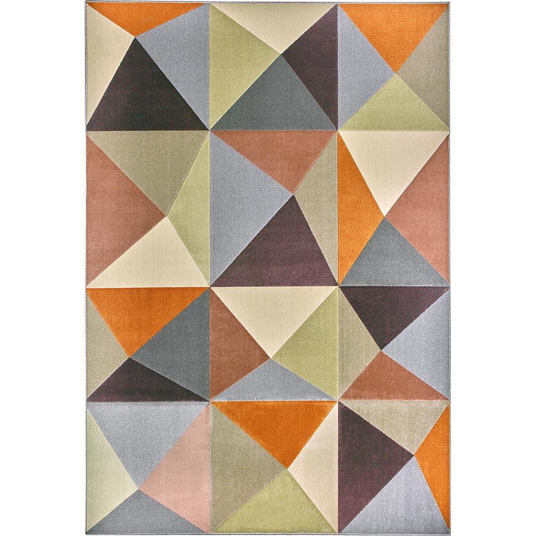 Tappeto VITTORIA 9780013/5171 – Geometrie Moderne e Sostenibilità