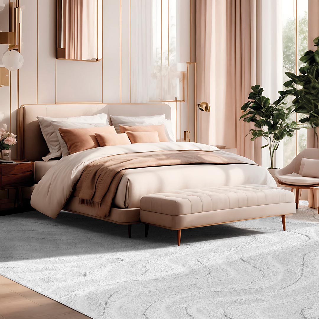 Tappeto VENERE NEVE: Eleganza e Comfort per il Tuo Spazio