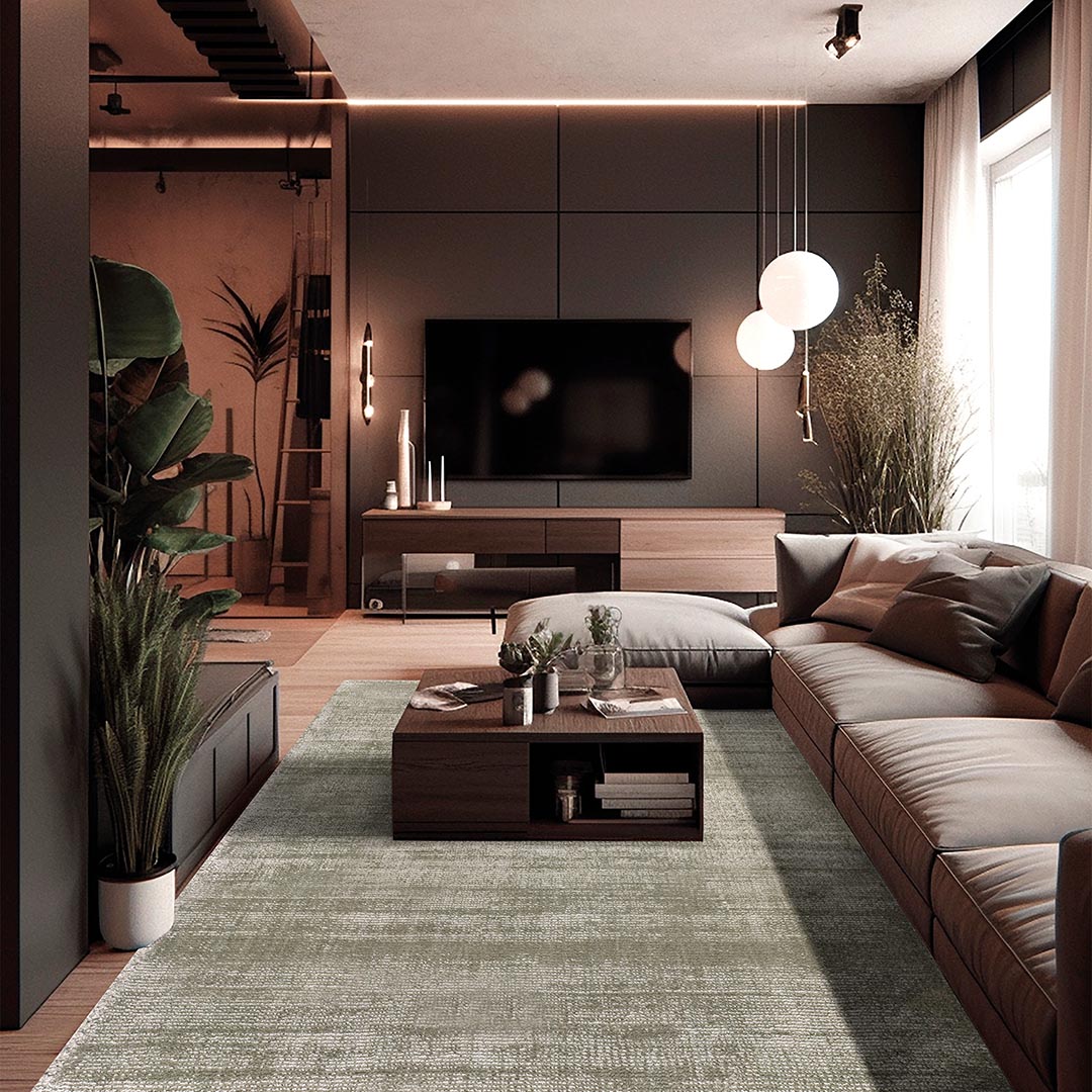 Tappeto TRENDY SHINY LAUREL: Eleganza e Comfort in Tinta Naturale