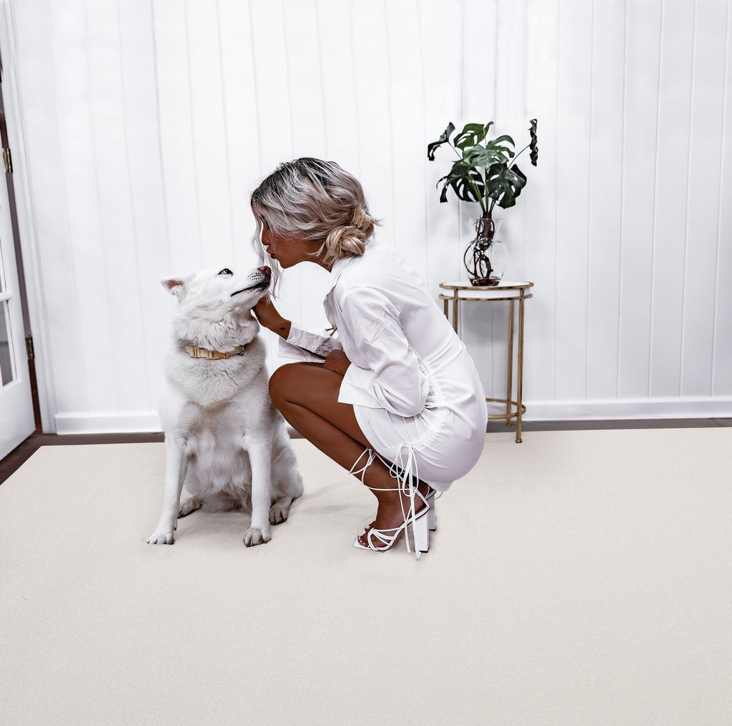 Tappeto LUMINOSA BIANCO: Eleganza Monocromatica per il Tuo Salotto