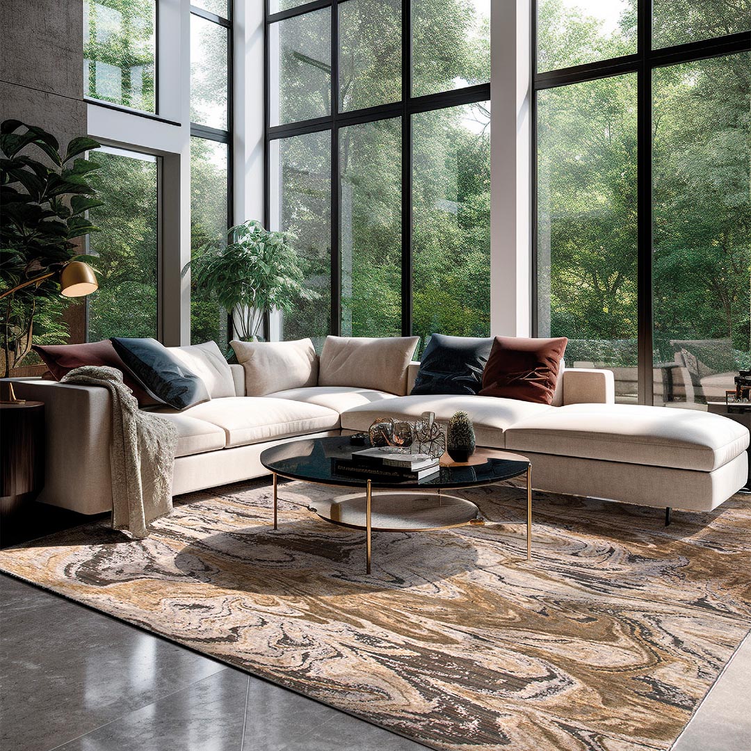 Tappeto ELIXIR 530/RD9 E: Eleganza e Movimento per il Tuo Soggiorno