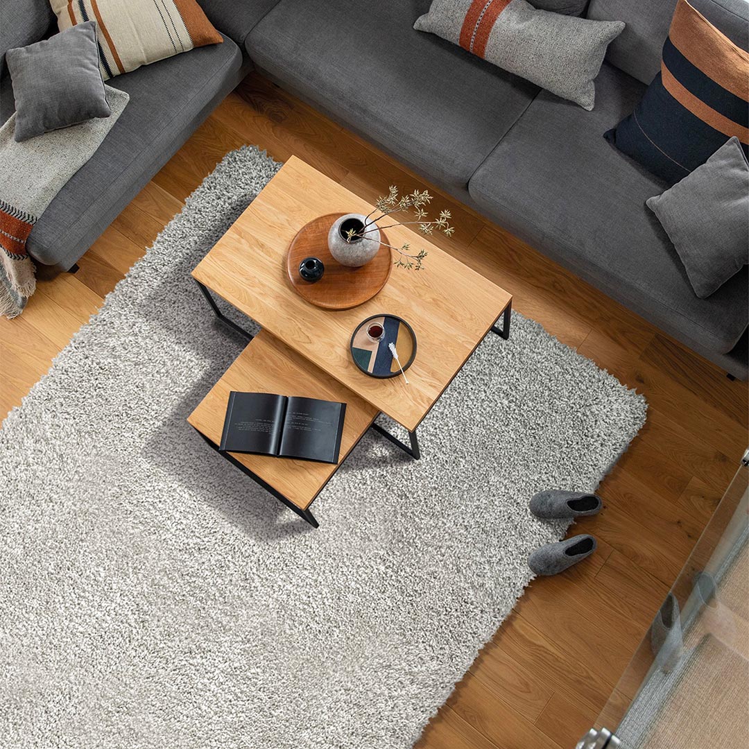 Tappeto AMALIA LIGHT GREY – Eleganza e Comfort per la Camera da Letto