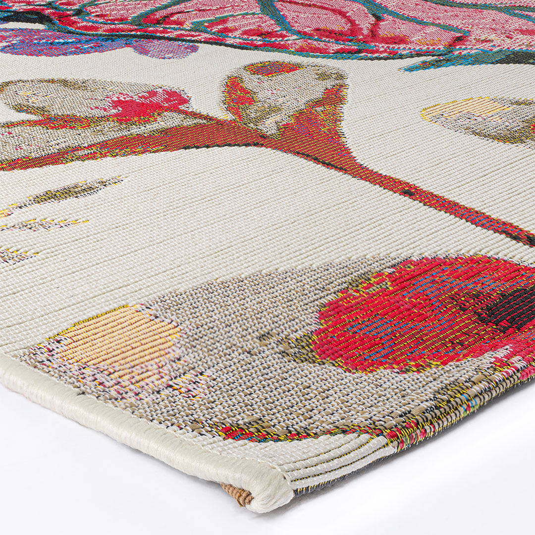 Tappeto AMAZZONIA 2648/Q04 – Esplosione di colori tropicali per i tuoi spazi all’aperto