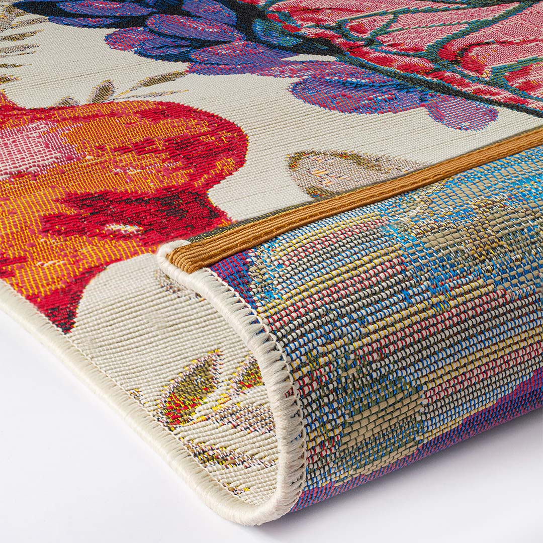 Tappeto AMAZZONIA 2648/Q04 – Esplosione di colori tropicali per i tuoi spazi all’aperto