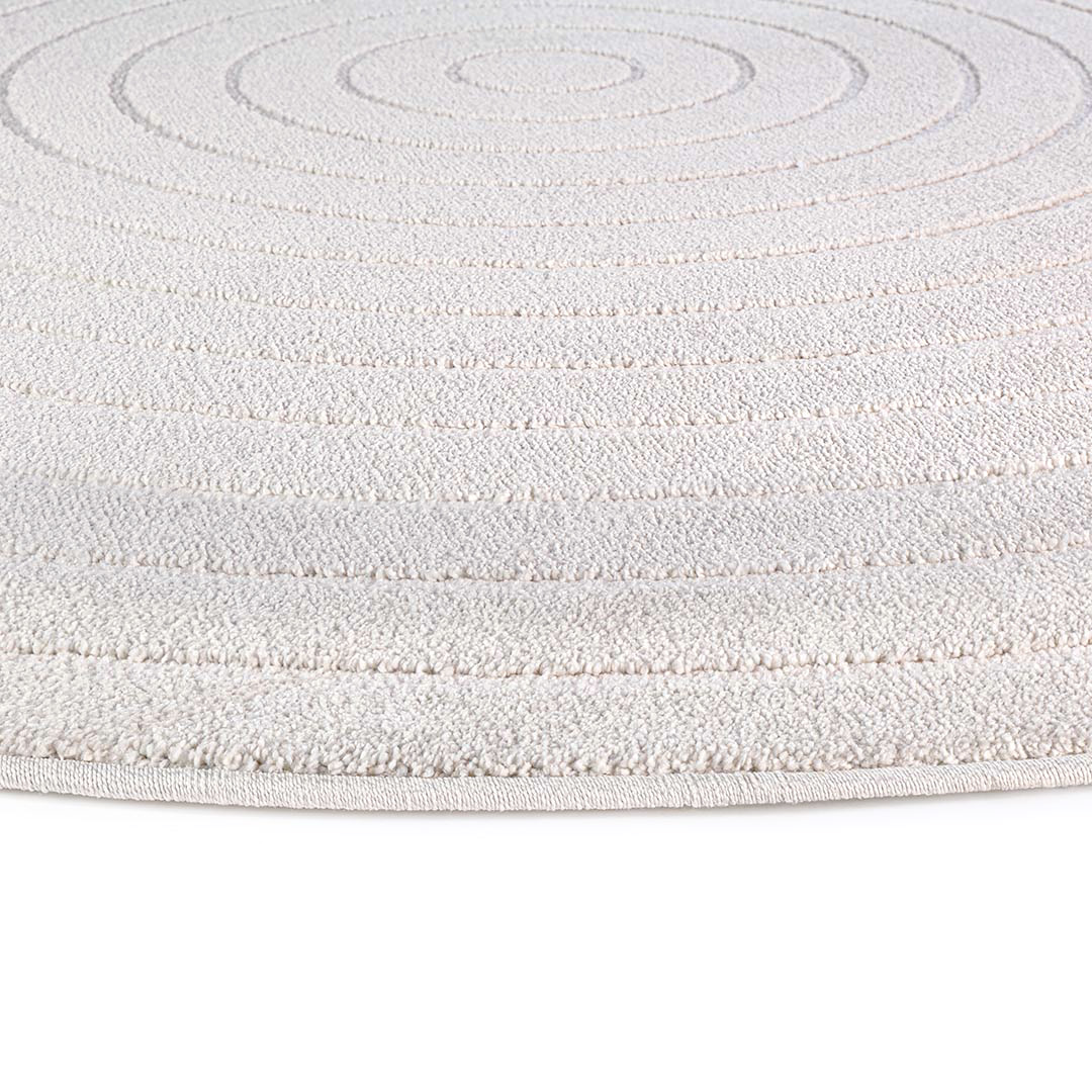 Tappeto CORTINA SFERA IVORY – Eleganza rotonda per ambienti luminosi