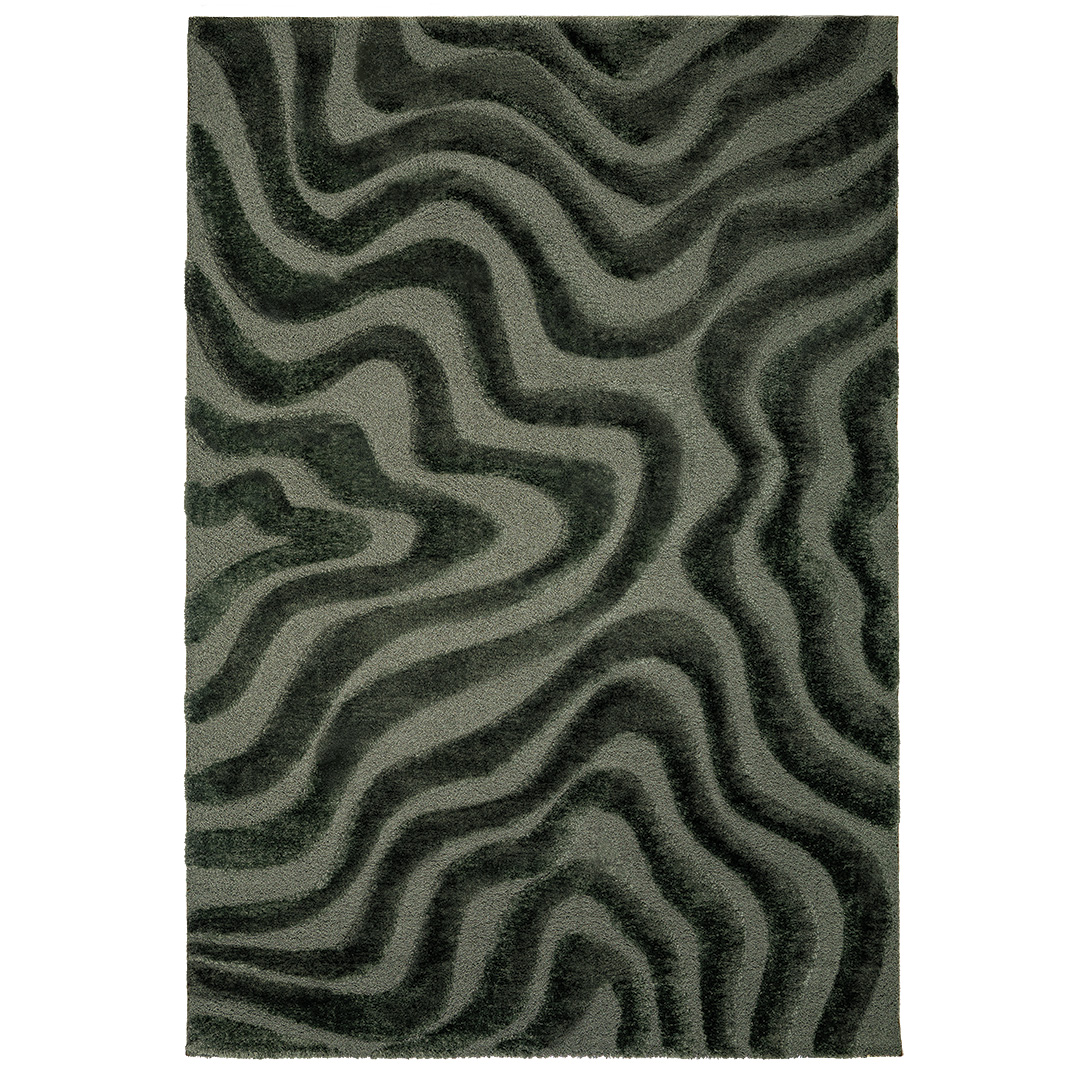 Tappeto VENERE VERDE BOSCO – Design organico per spazi di carattere - Immagine principale