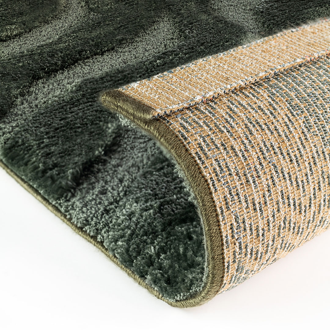 Tappeto VENERE VERDE BOSCO – Design organico per spazi di carattere