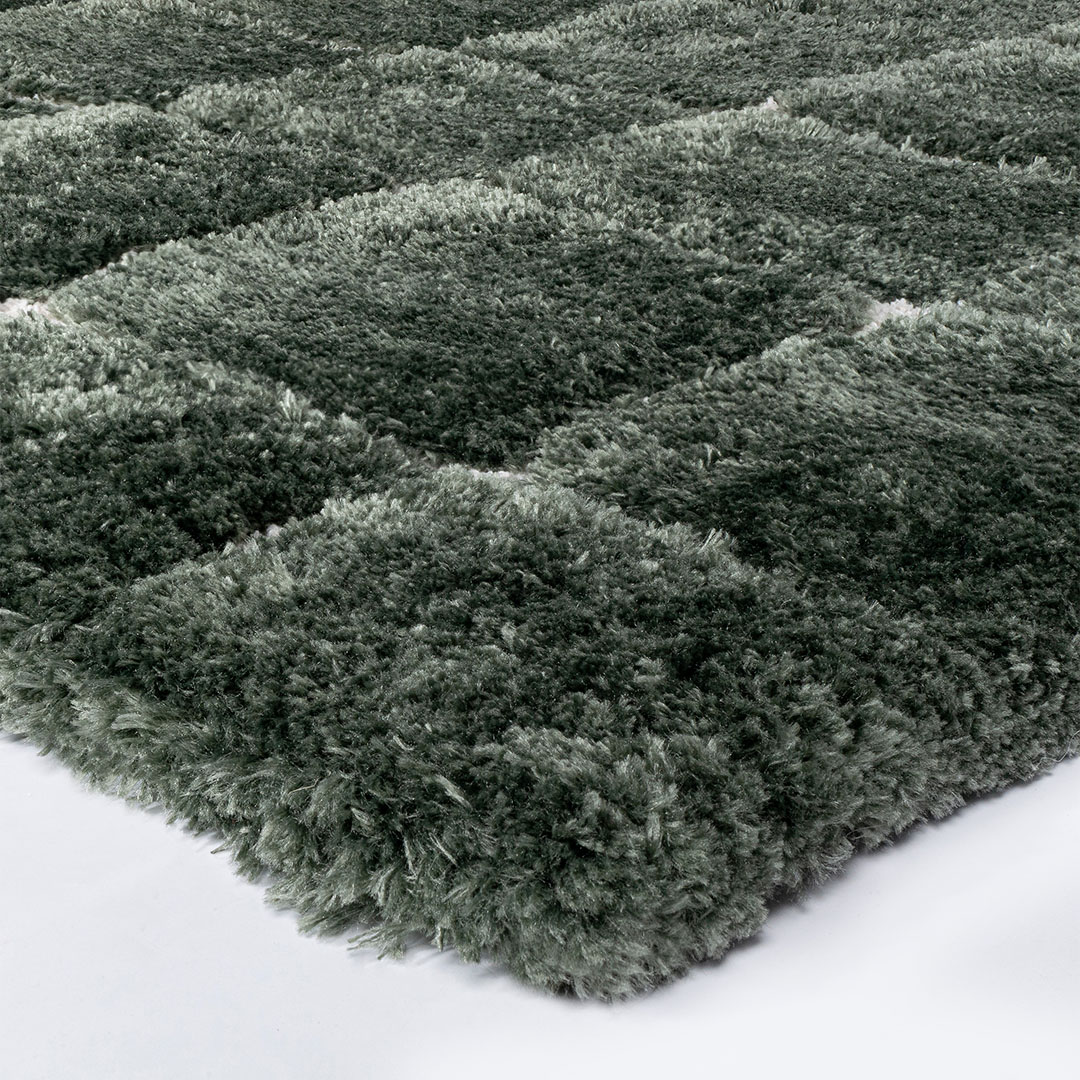 Tappeto VENERE 2 VERDE – Eleganza a rilievo per ambienti ricercati