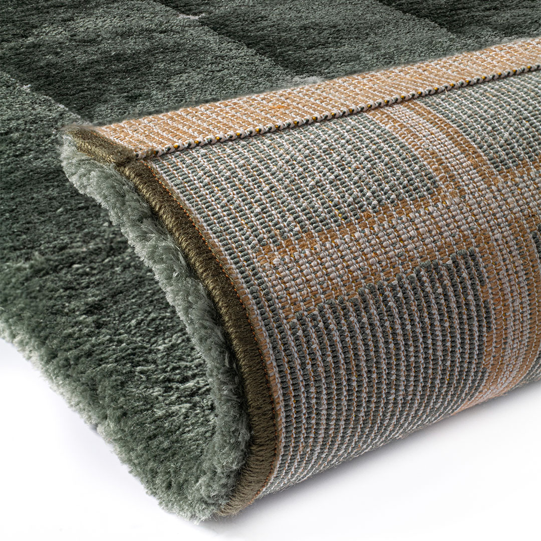 Tappeto VENERE 2 VERDE – Eleganza a rilievo per ambienti ricercati