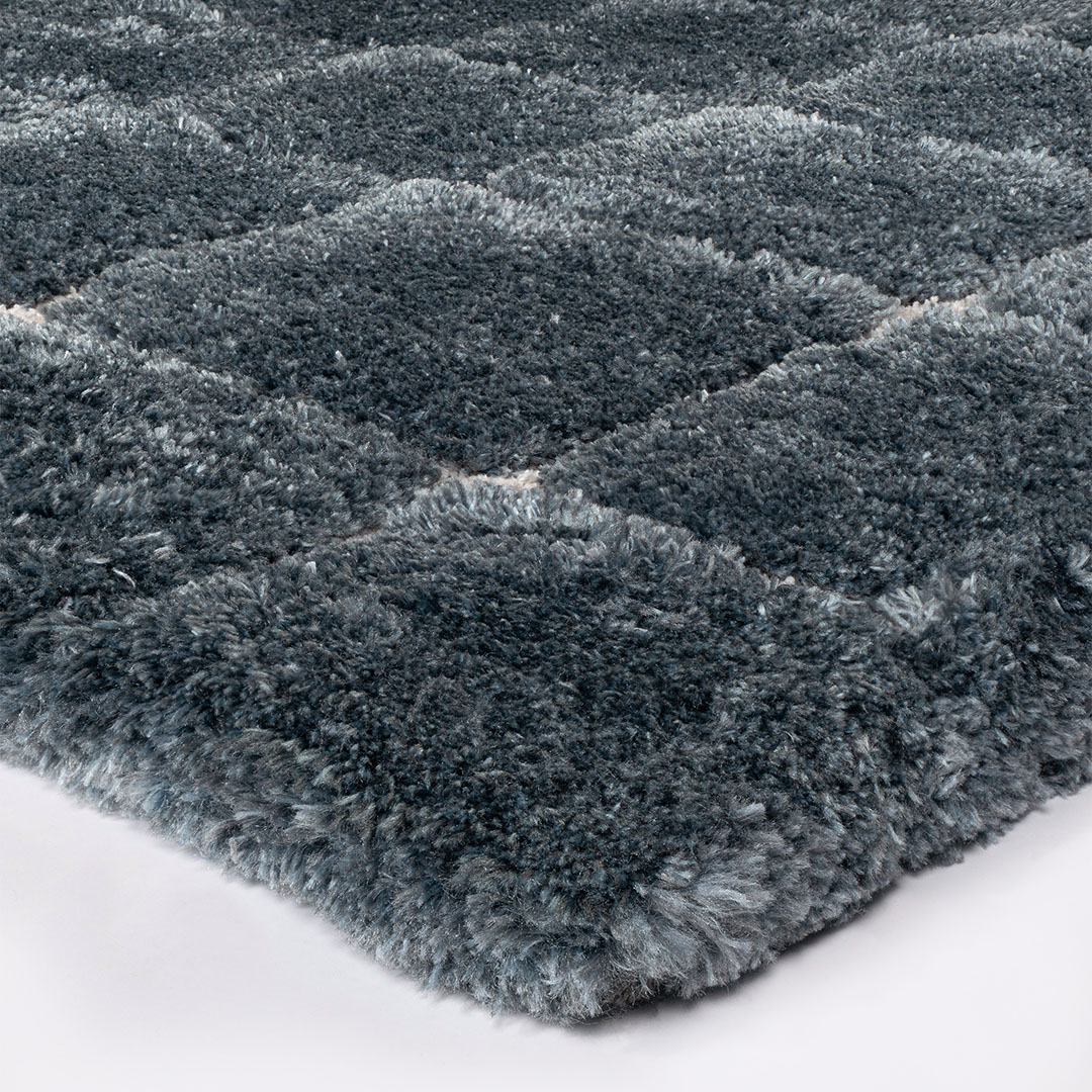 Tappeto VENERE 2 BLU – Geometria soffice per ambienti eleganti